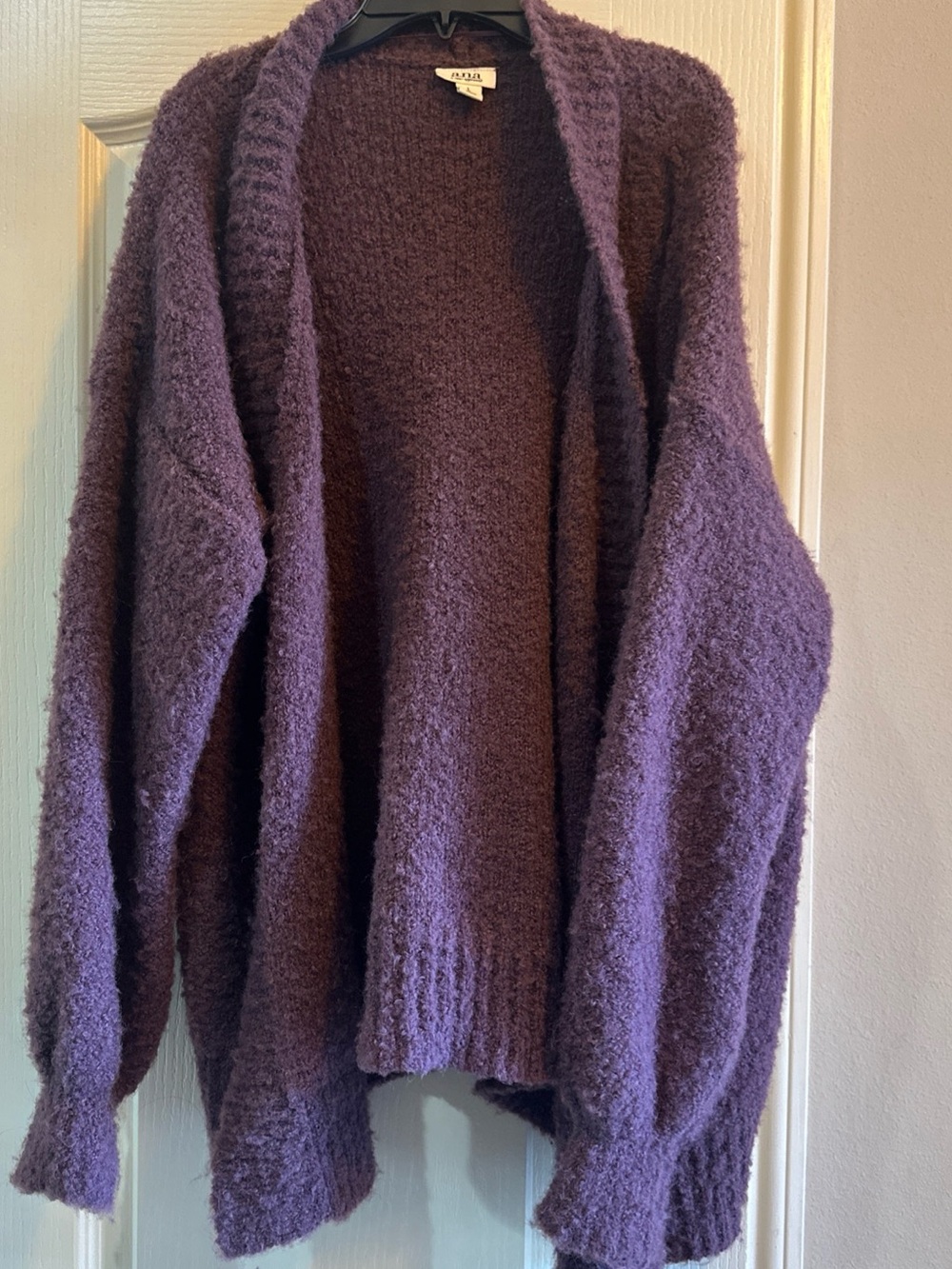 a.n.a Plush Open-Front Women's Cardigan